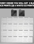 4 Clear Ice Cubes Maker