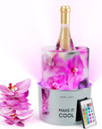LED Wine Chiller Ice Bucket Mold with Remote Control