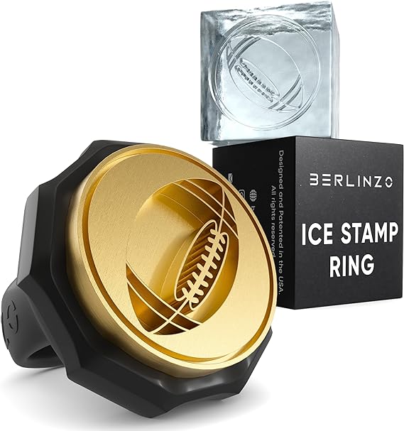 Ice Stamp Ring Football Ball
