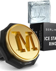 Ice Stamp Ring M Letter