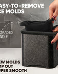 Combo Ice Maker for 2 Clear Ice Cubes & 2 Balls