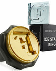 Ice-Stamp Ring Letter F