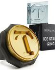 Ice Stamp Ring Letter T