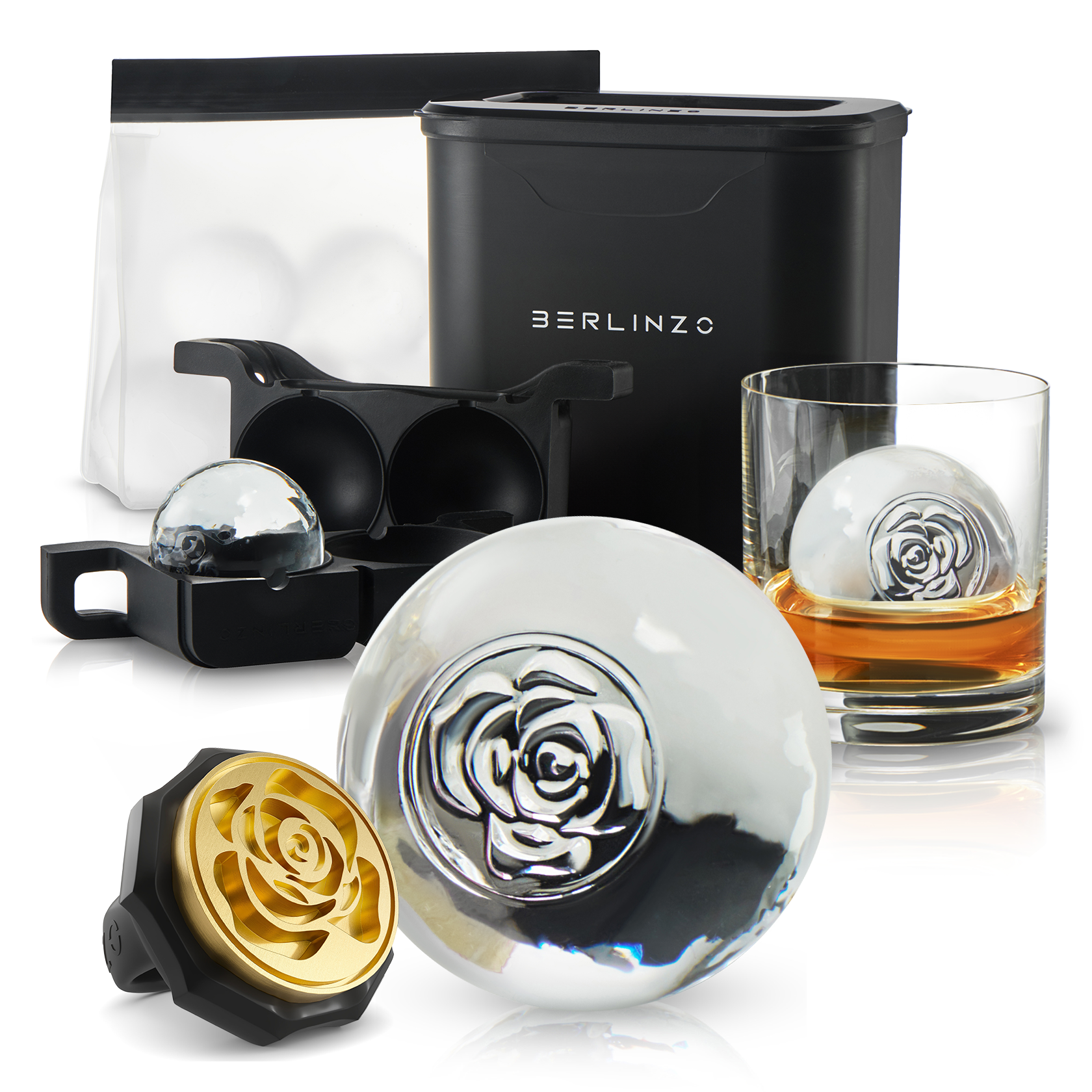 2 Clear Ice Ball Maker