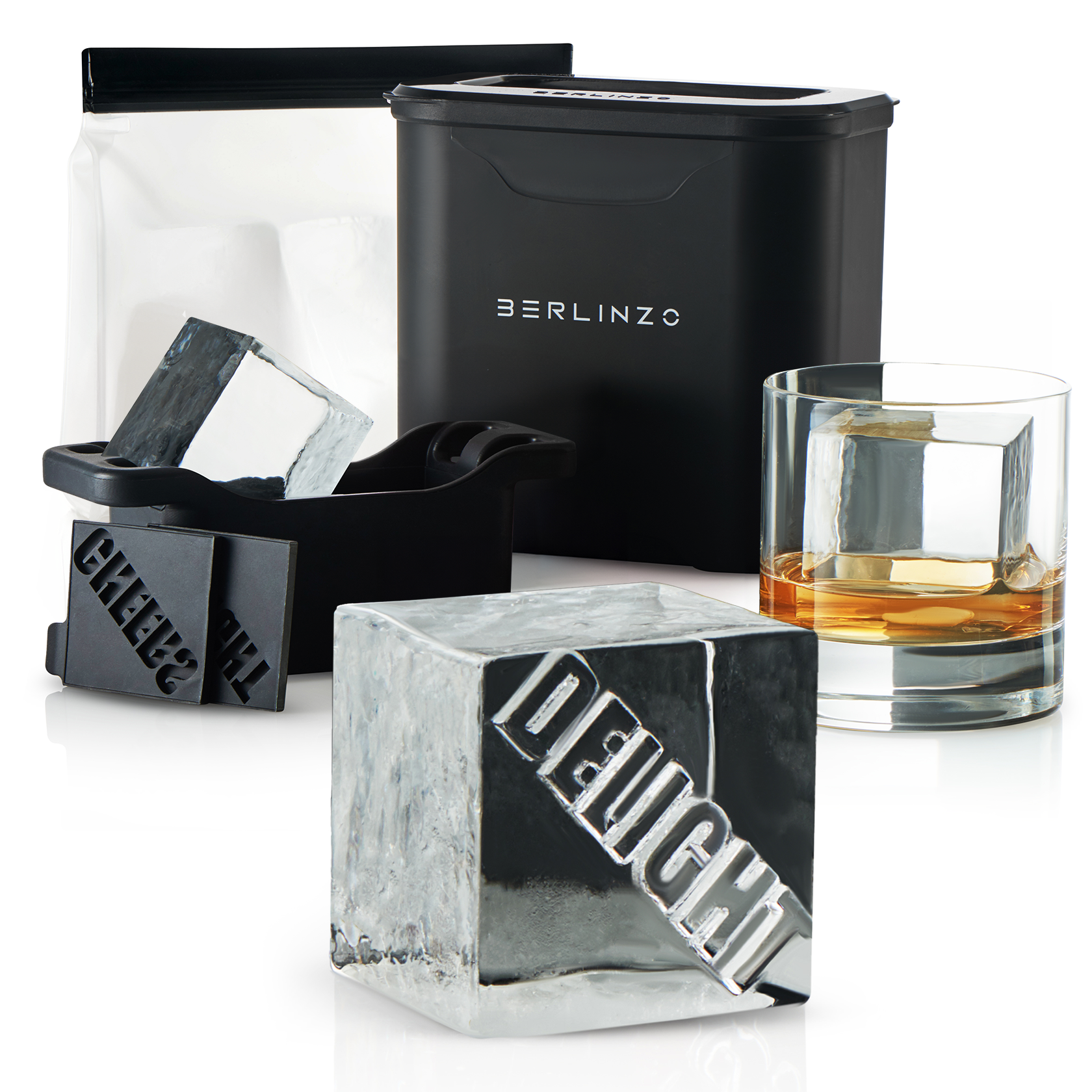 2 Clear Ice Cubes Maker