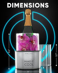 Wine Chiller Ice Bucket Mold