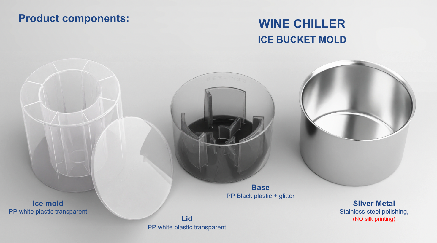 Wine Bottle Ice Bucket Chiller Basic