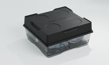 Ice Storage Container with Lid for Ice Balls & Cubes