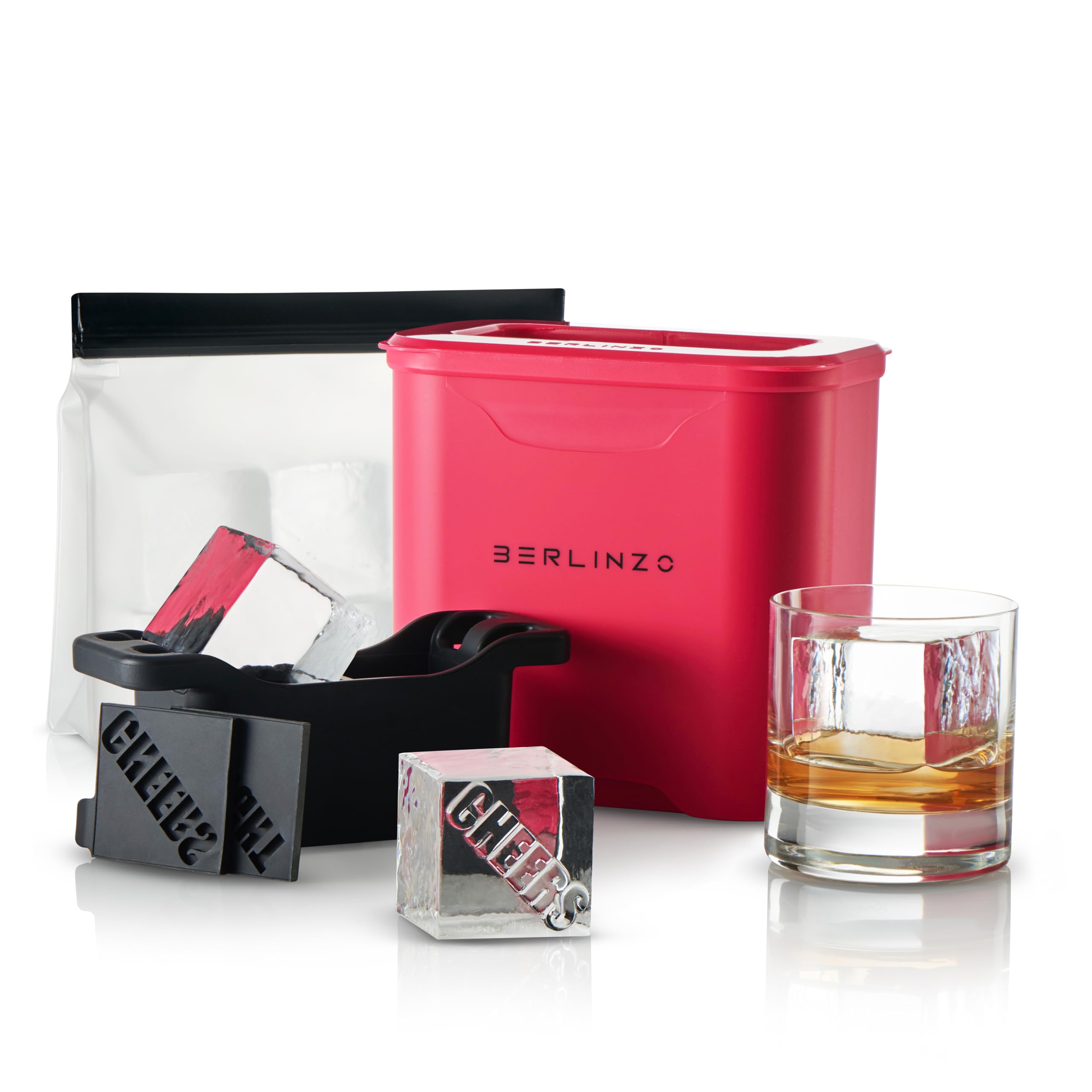 2 Clear Ice Cubes Maker