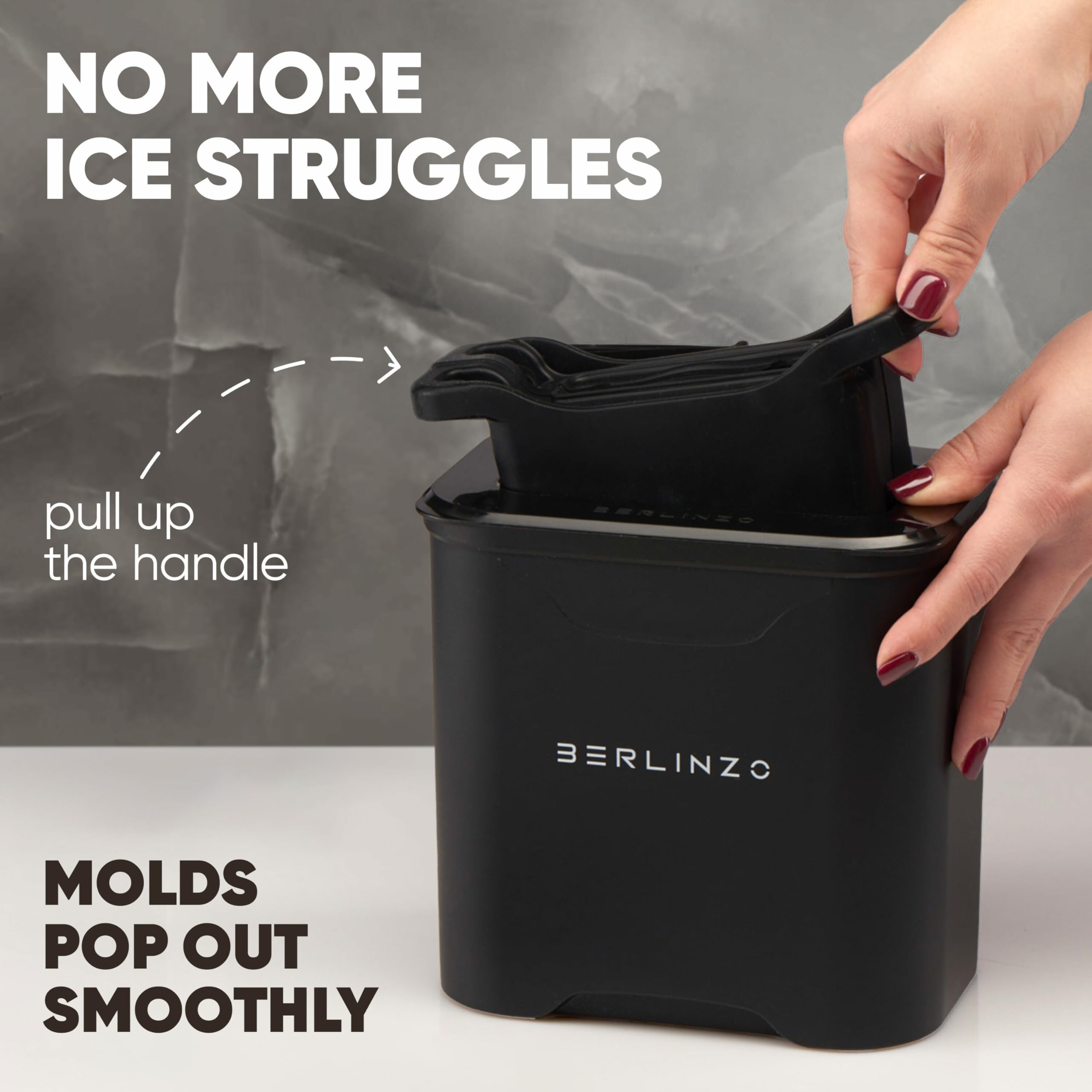 4 Clear Ice Cubes Maker