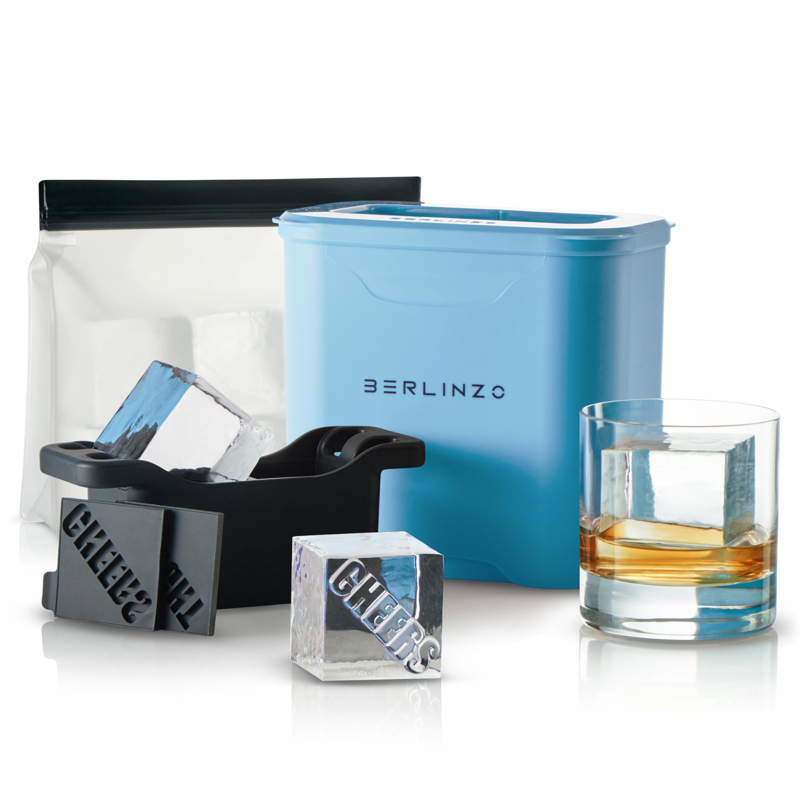 2 Clear Ice Cubes Maker