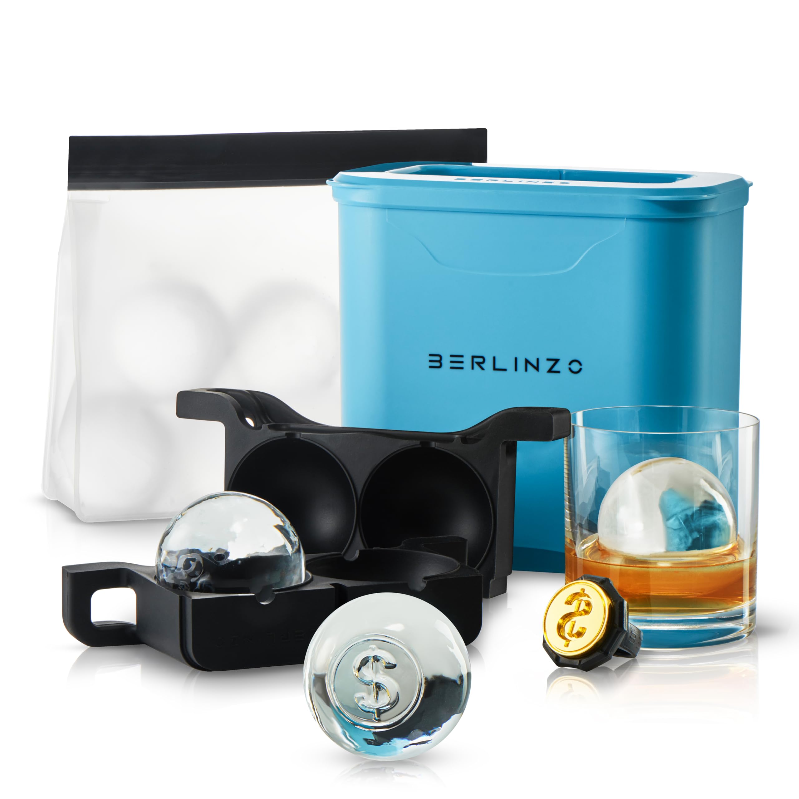 2 Clear Ice Ball Maker