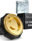 Ice Stamp Ring C Letter Shaped