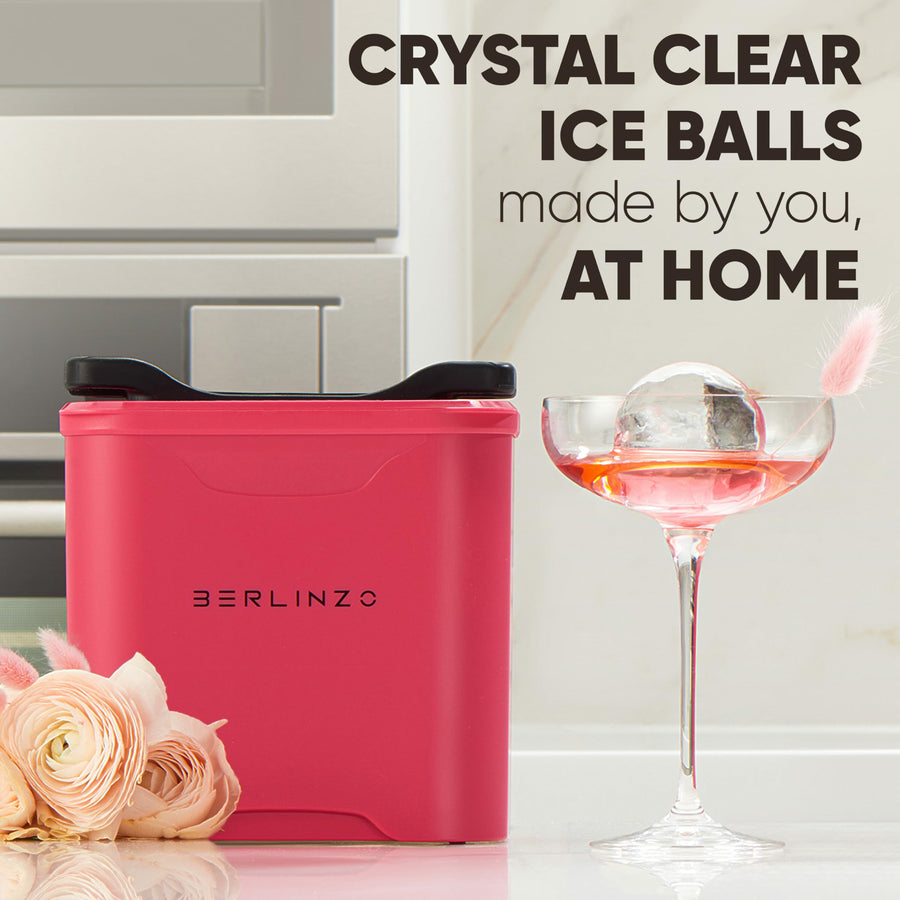 2-Ice Ball Maker Hibiscus [2024 Upgraded]