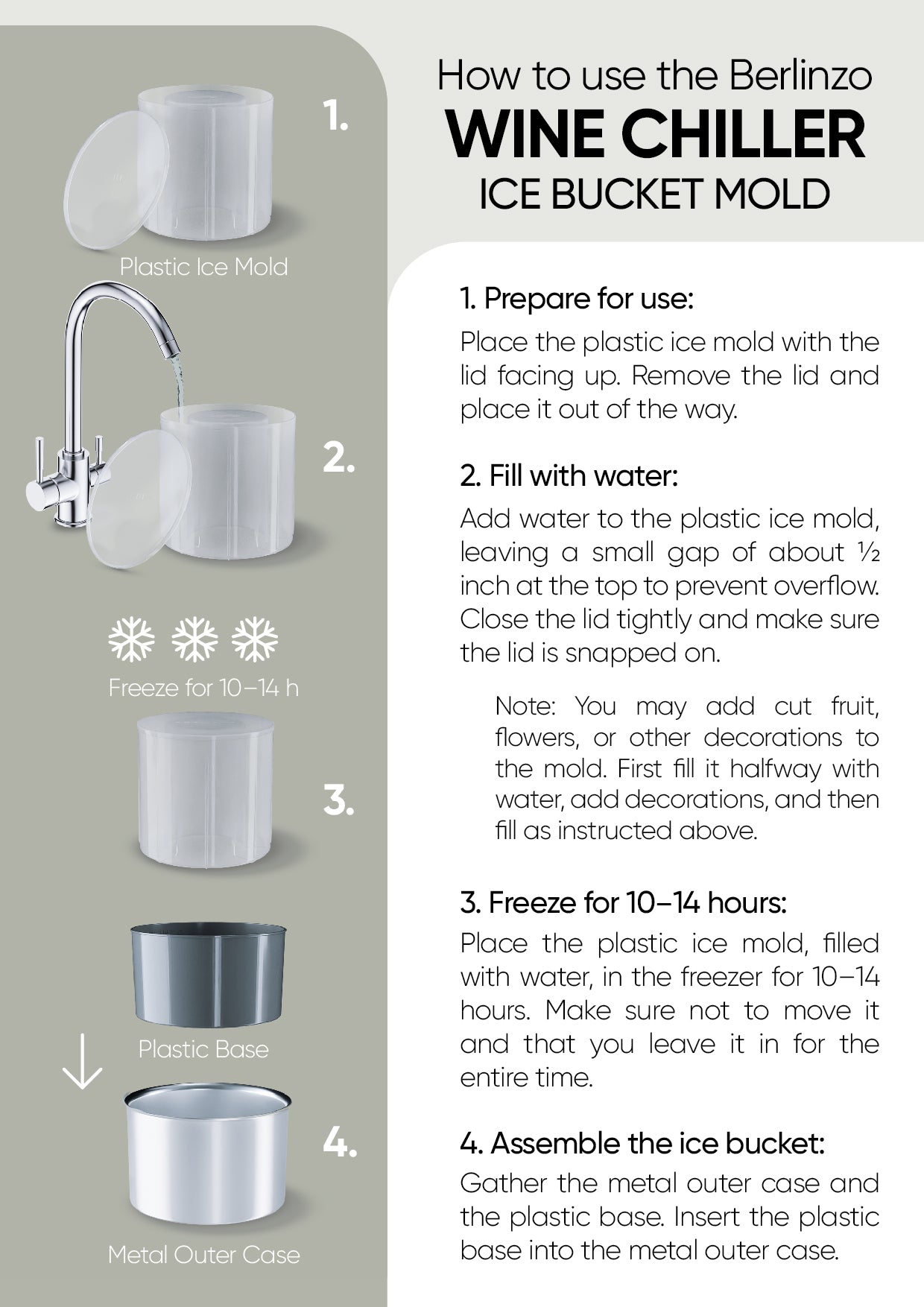 Wine Bottle Ice Bucket Chiller Basic