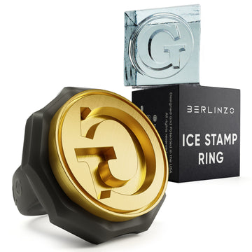 Ice Stamp Ring Letter G