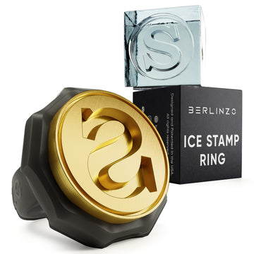 Ice Stamp Ring Letter S