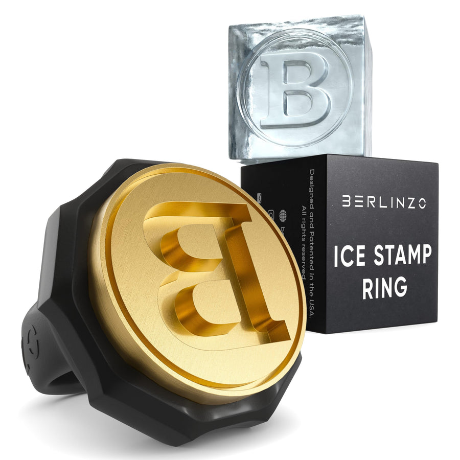 Ice Stamp Ring B Letter